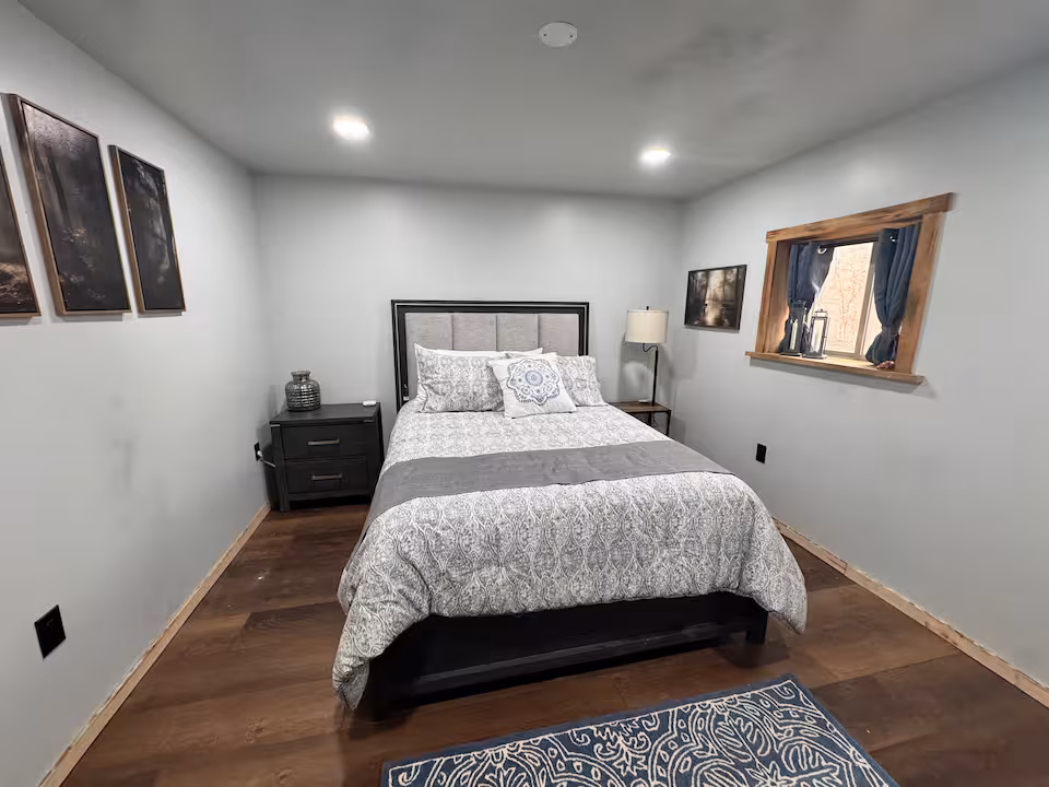 Basement bedroom