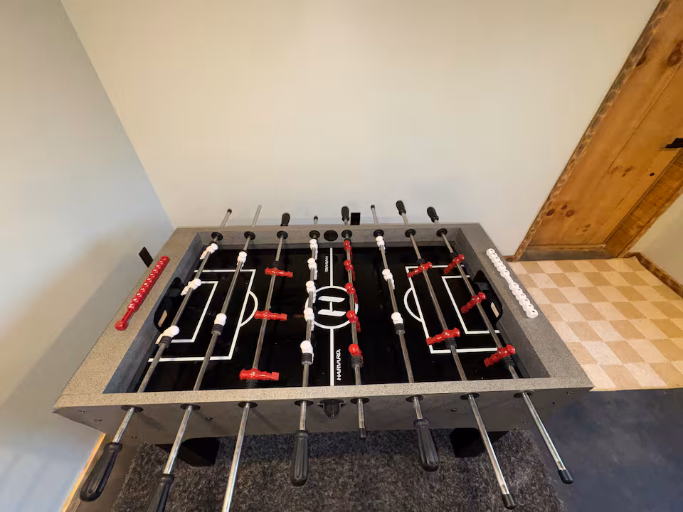 Lower-level game room
